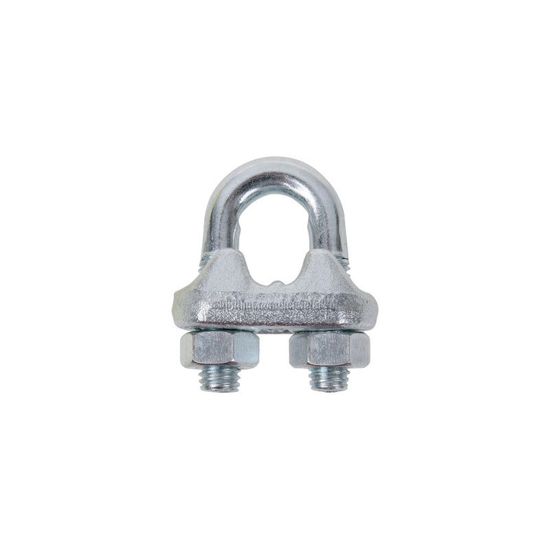 Morsetto cavo Robur zincato – morsetto cavallotto Ø 16 mm (5/8") Art. 8016 resistente e certificato