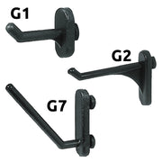 100pz gancio in nylon per pannelli portautensili g1 cod:ferx.506230nlm