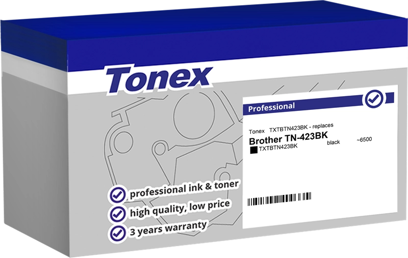 ORIGINAL Tonex toner nero TXTBTN423BK ~6500 Seiten