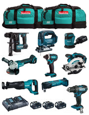 MAKITA Kit MK901 (DDF482 + DHR171 + DGA504 + DTD152 + DJV182 + DSS610 + DJR186 + DBO180 + DTM51 + 3x5,0 Ah + DC18RD + 2xLXT600)