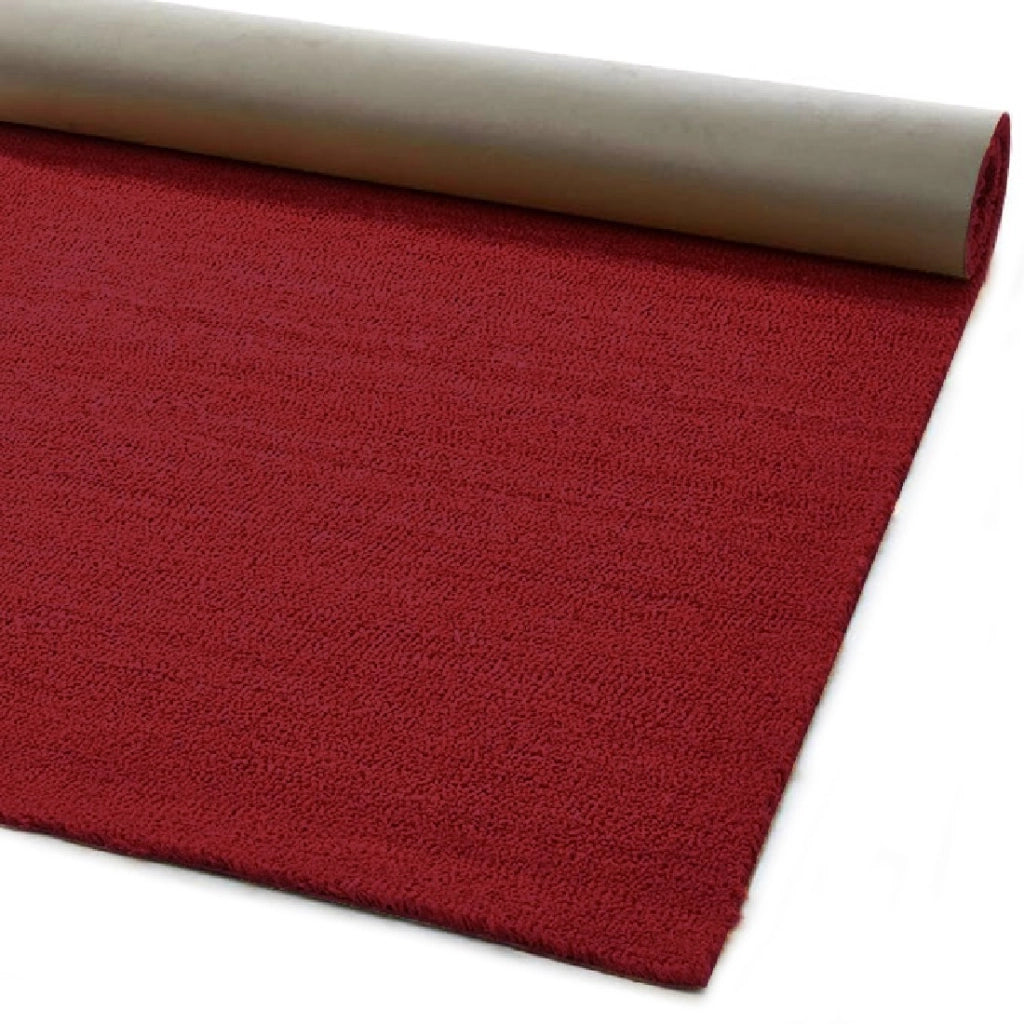 Zerbino Cocco Naturale Colorato Antiscivolo Su Misura Tappeto Ingresso Entrata 100x150 cm Bordeaux