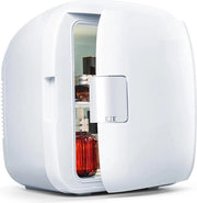 Mini frigorifero con porta in vetro, 9L, funzione di raffreddamento e riscaldamento, silenzioso e risparmio energetico