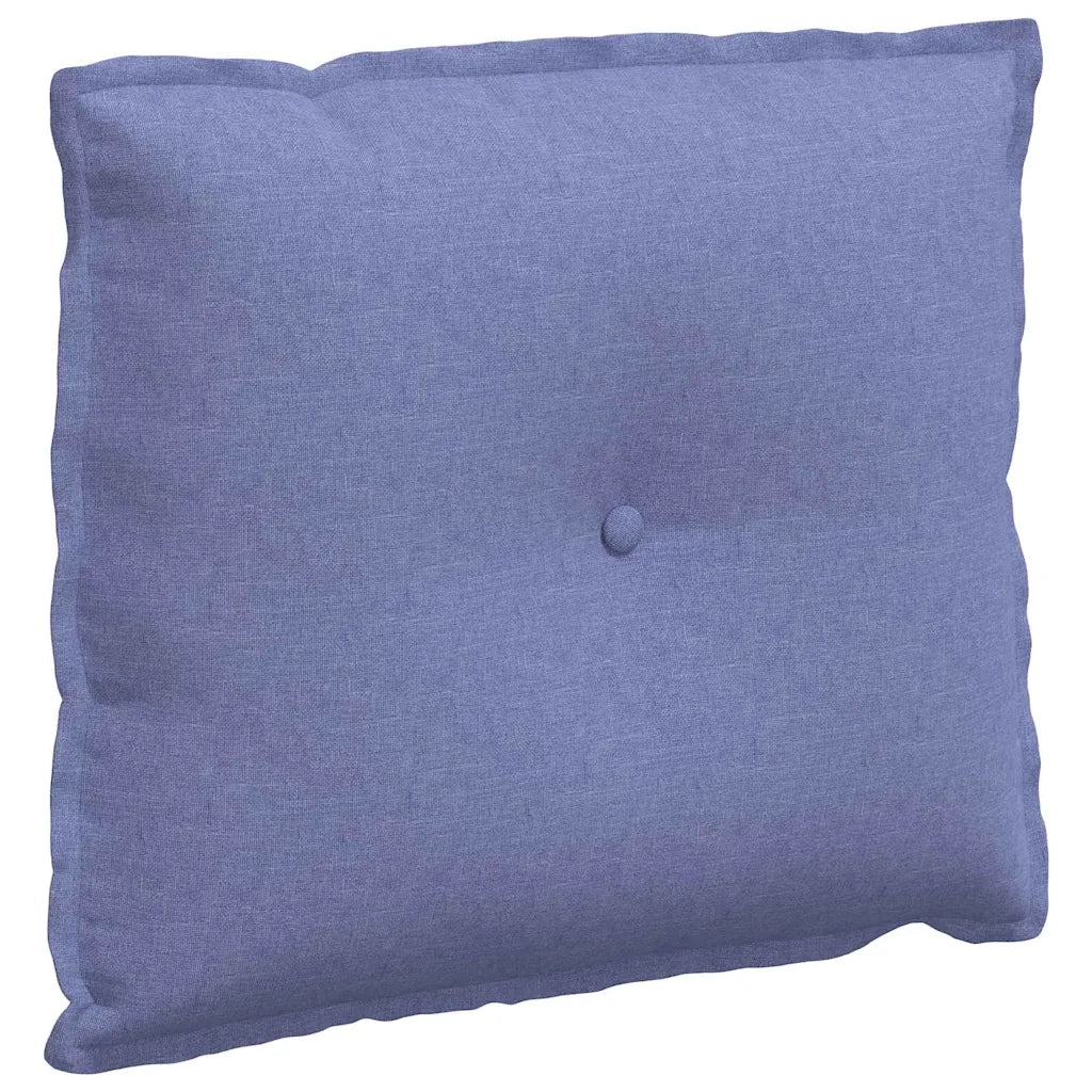 Cuscino per Schiena | Cuscino dorsale Blu jeans 60 x 19 x 50 cm Tessuto