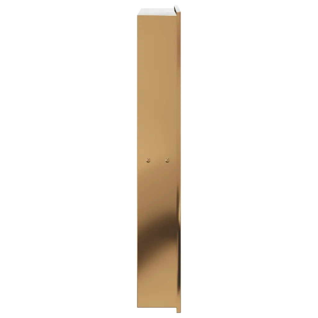 Nicchia per Doccia Oro Spazzolato 32x62x9cm in Acciaio Inox CFW2772719