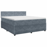 Letto box spring con materasso Grigio Scuro 180 x 200 cm 3451722