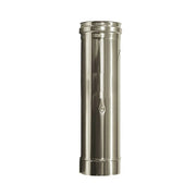 Canna fumaria parete doppia coibentata inox elemento fumi dn 180/230 lunghezza 0,5 mt.