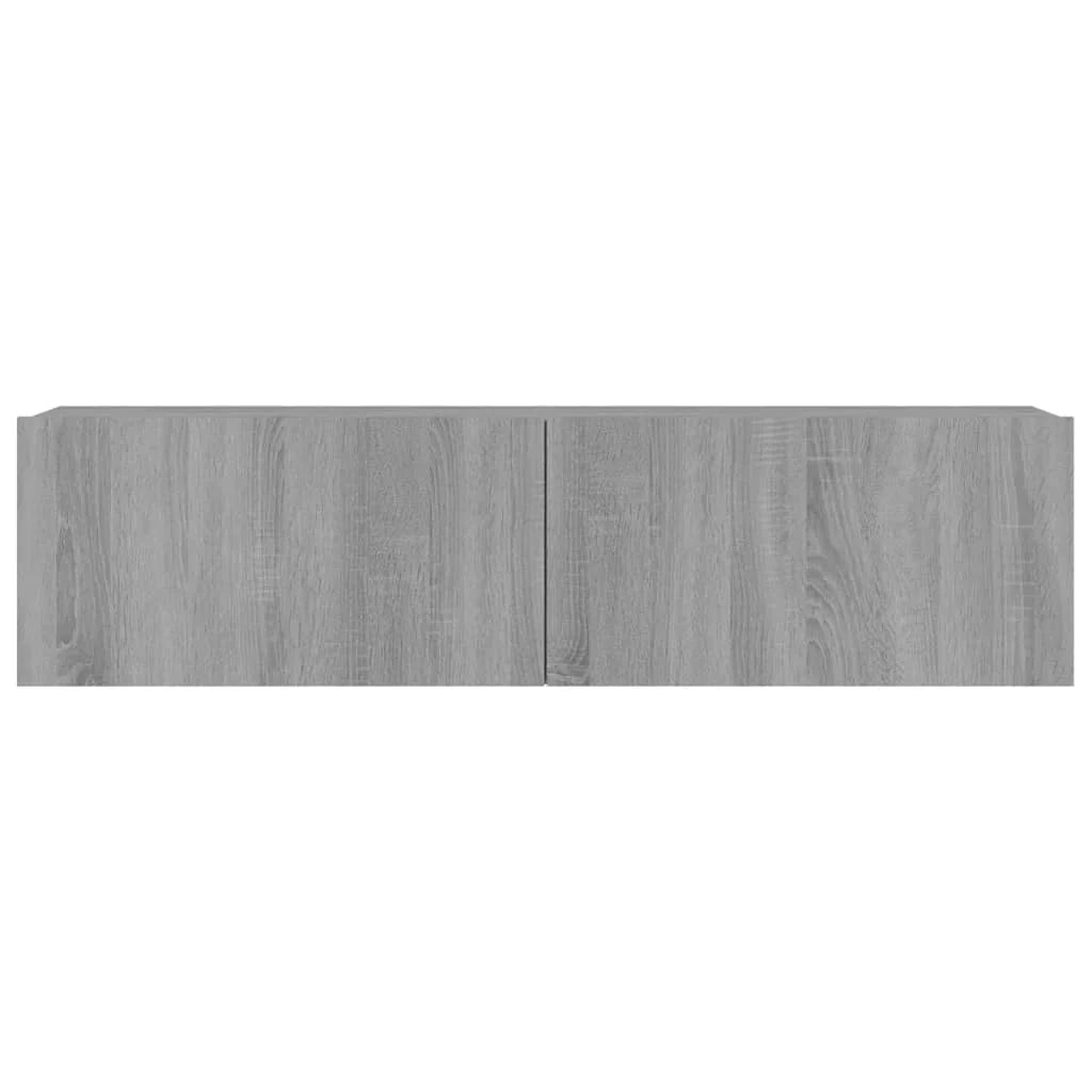 Mobile TV da parete Sonoma 120 x 30 x 30 cm in legno ingegnerizzato grigio 02_0024282
