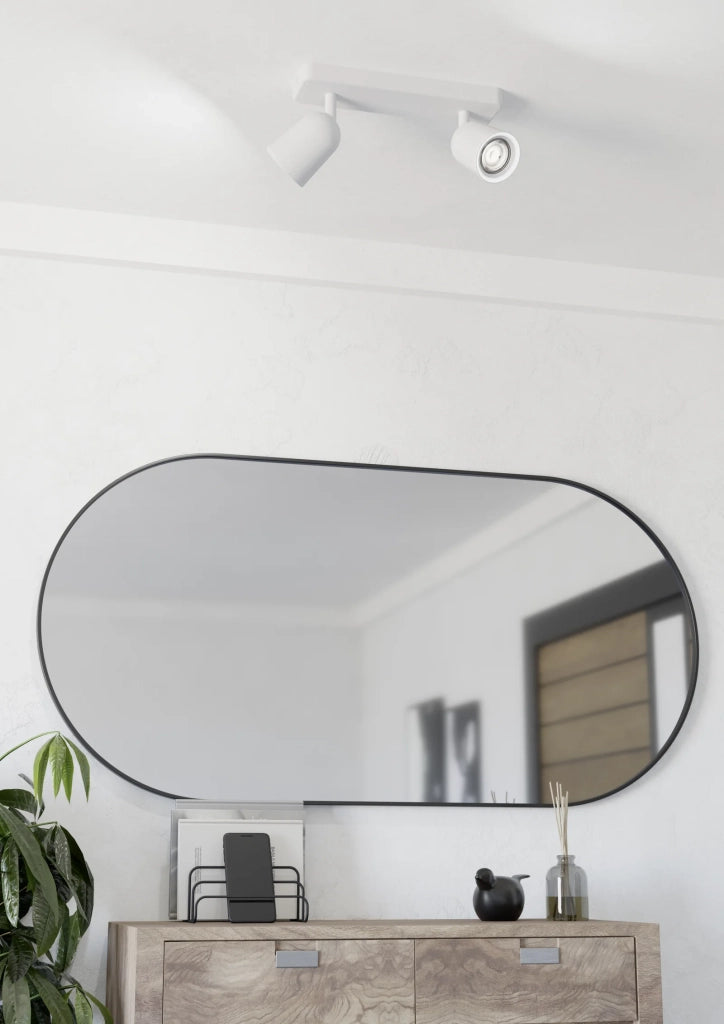 Faretti E Spot Moderno Camaldoli Acciaio Bianco 2 Luci Gu10 Ip20