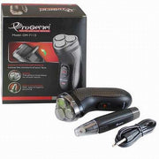 Trade Shop - Rasoio A Batteria Elettrico + Rifinitore Per Naso Orecchie Trimmer 2in1 Gm-7113 -