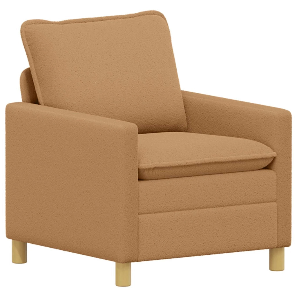 Set di divani 2 pz Beige Tessuto 3417082