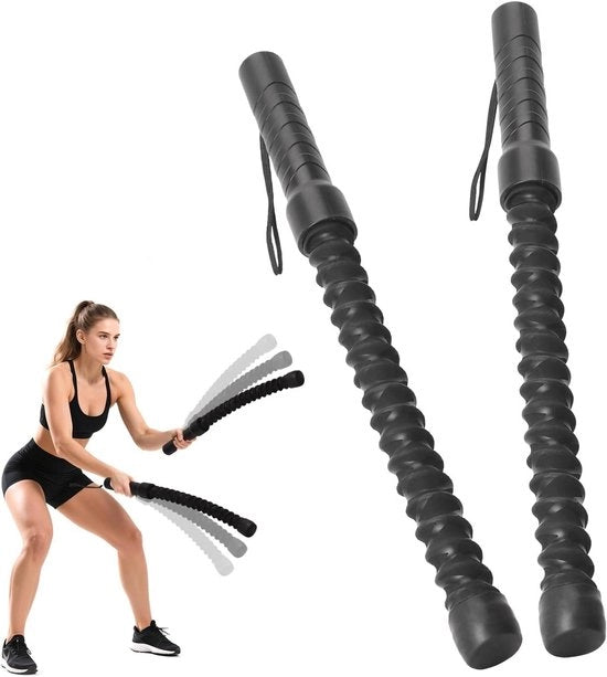 Allettamento Plus - 2 unità di cavo di battaglia wireless per palestra - allenamento fitness efficace