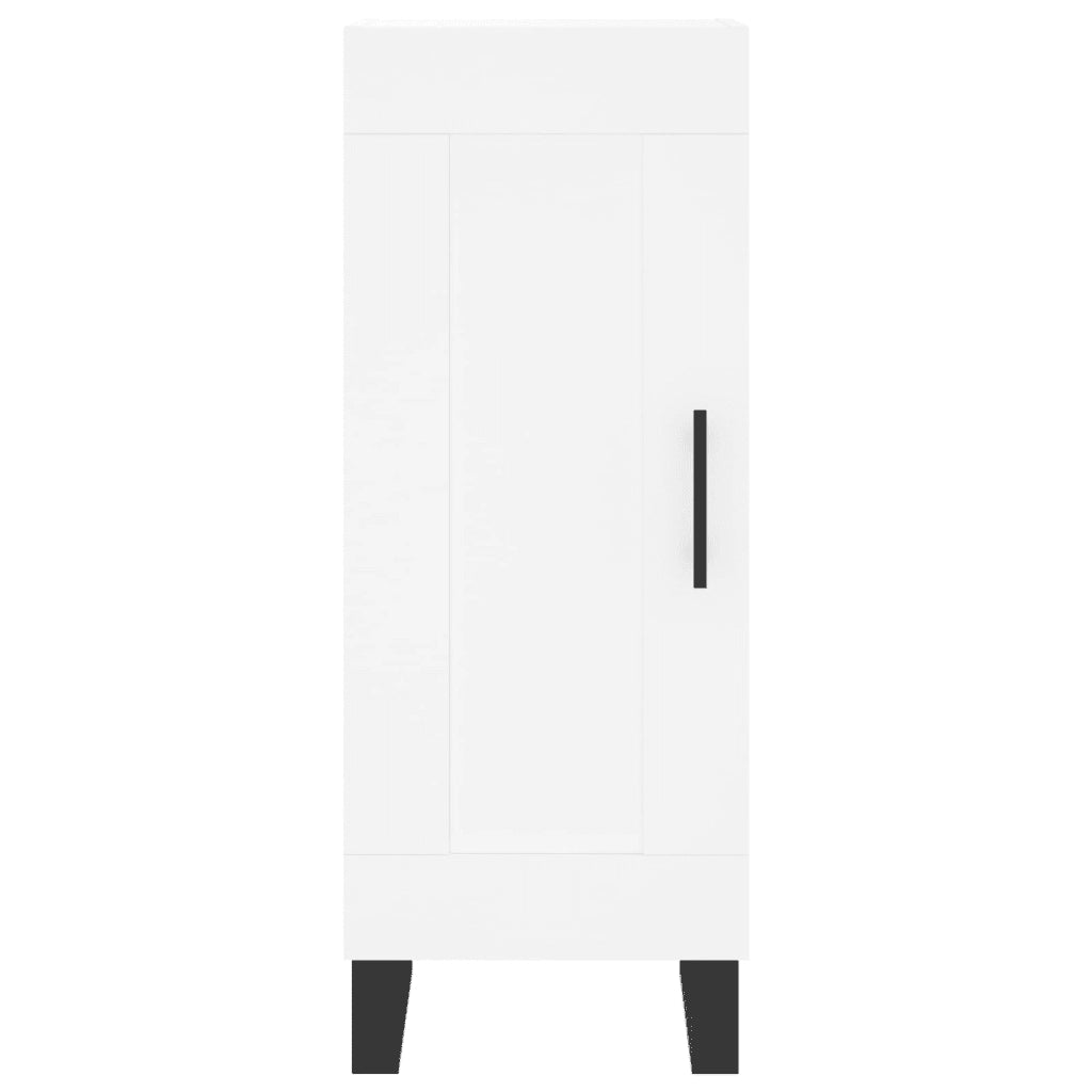 Credenza | Madia | Buffet da pranzo | Armadio da pranzo Bianca 34,5x34x90 cm in Legno Multistrato