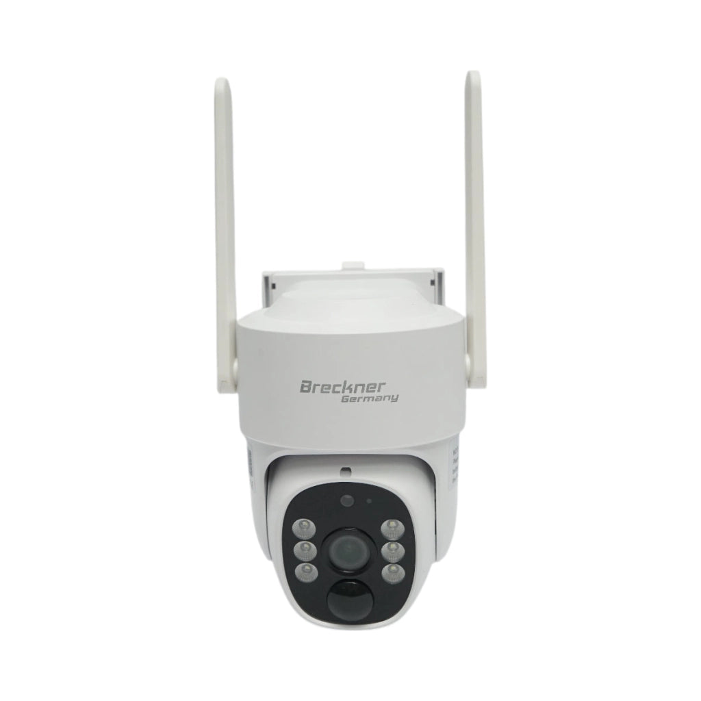 Telecamera di sorveglianza con lente doppia 3 MP, 4G, WIFI 2.4 GHz, pannello solare, batteria da 9.000 mAh, controllo PTZ, rilevamento umano PIR, visione notturna e applicazione Ubox