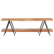 Mobile Porta TV-Mobile per TV-Credenza TV 160x40x50 cm in Legno Massello di Acacia