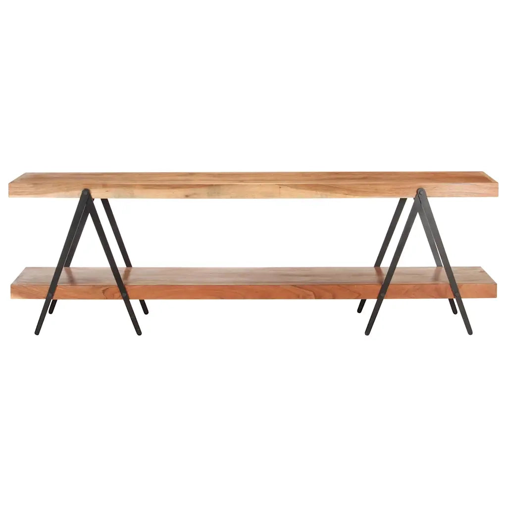 Mobile Porta TV-Mobile per TV-Credenza TV 160x40x50 cm in Legno Massello di Acacia