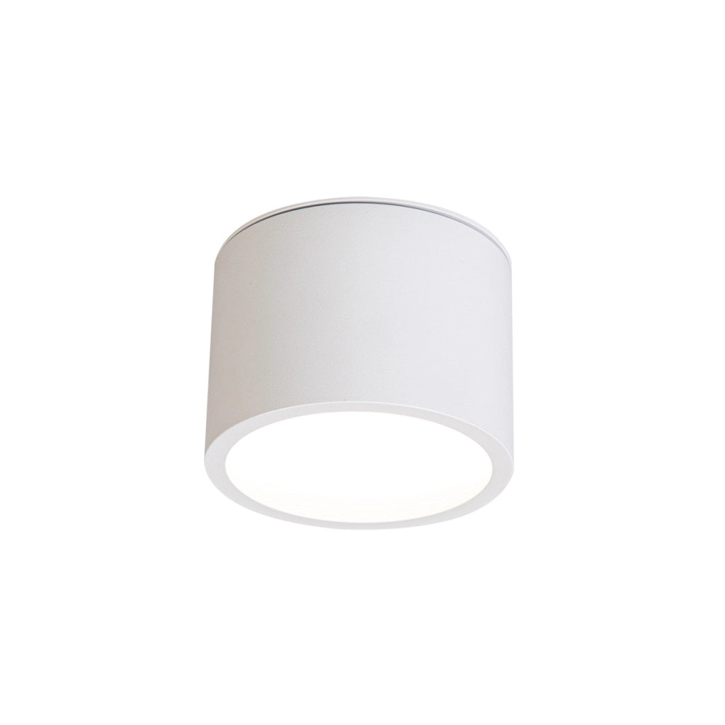 Plafoniera tonda bianca Ø8,2 GX53 IP65 Kendal Light