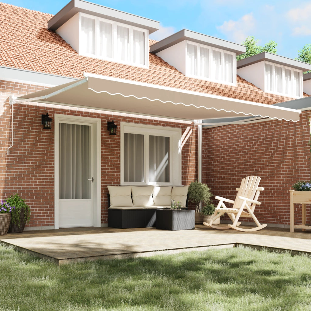 Tenda Retrattile Manuale  Beige 450x300 cm