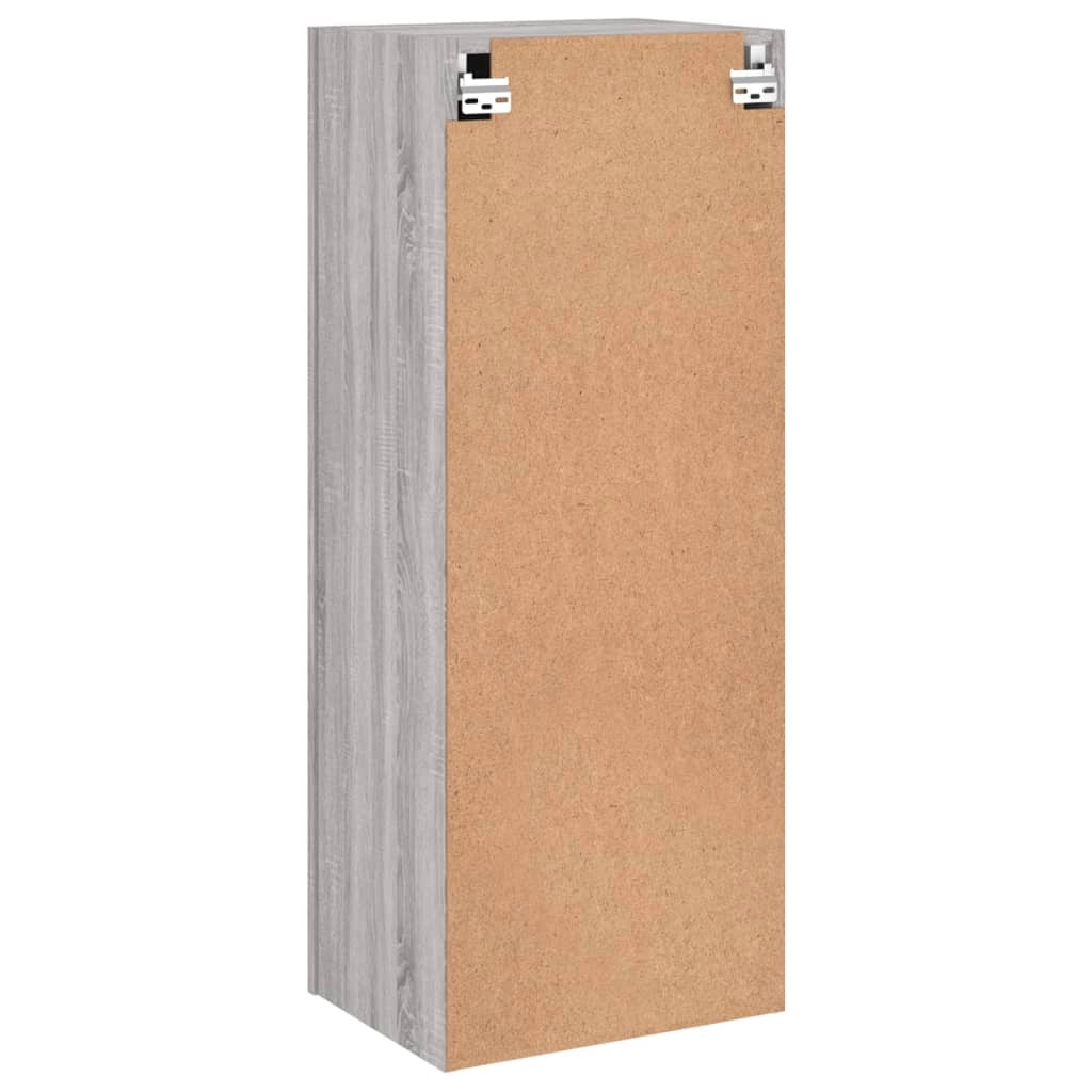Mobile TV multimediale mensola TV credenza TV sala da pranzo soggiorno camera da letto a parete legno Sonoma 40,5 x 30 x 102 cm grigio 02_0028183