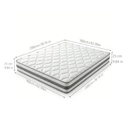 Materasso a molle insacchettate H4, altezza 25 cm