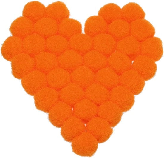 Pom Pom Fuzzy Balli - 300 Pezzi - 0,59 Pollici - Poliestere - Attività Creative - Decorazione - Palloni per Artigianato