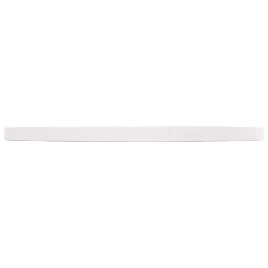 Piano Tavolo Rotondo Bianco Ø50x3 cm in Legno Massello di Pino 833662