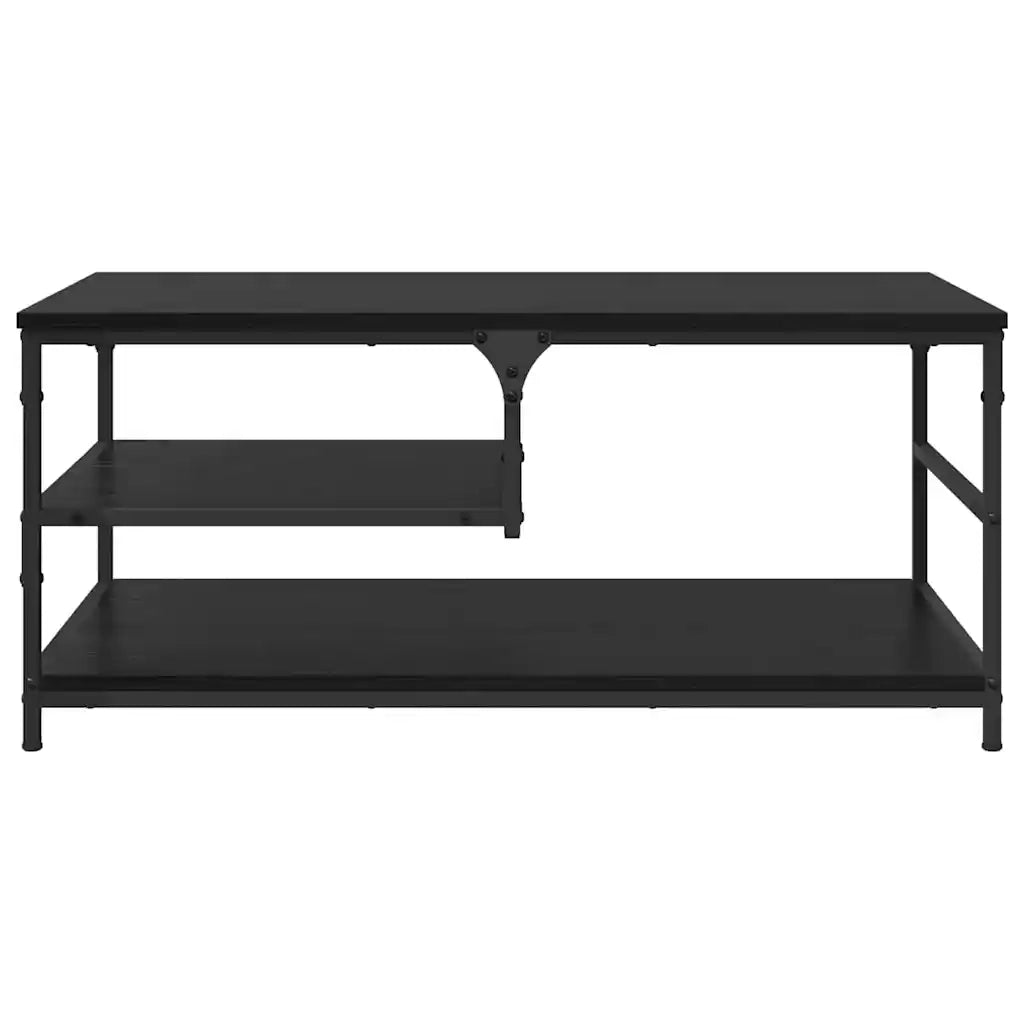 Tavolino da salotto Rovere Nero 90 x 49 x 40 cm 886245