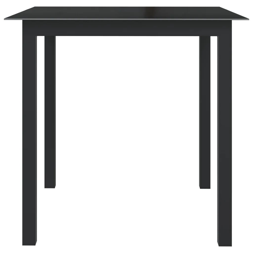 Set Mobili da Pranzo per Giardino 5 pz in Alluminio Antracite 3070634