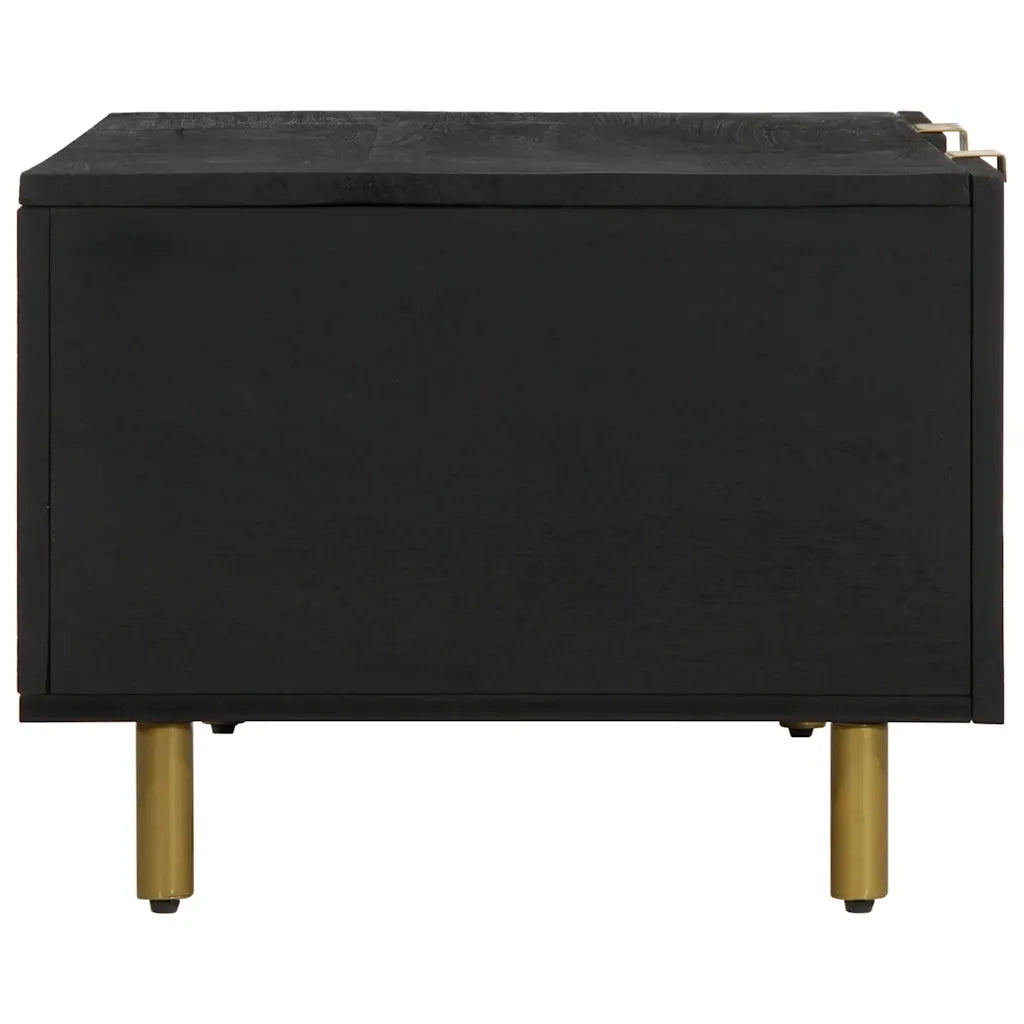 Tavolino da Salotto Nero 100x54x40 cm in Legno Multistrato 4017660