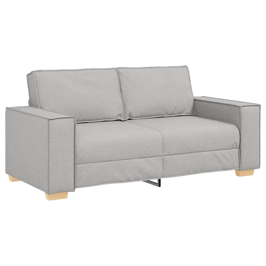 Divano a 2 Posti-Sofa 2 Posti Grigio nuvola 140 cm in tessuto 577229