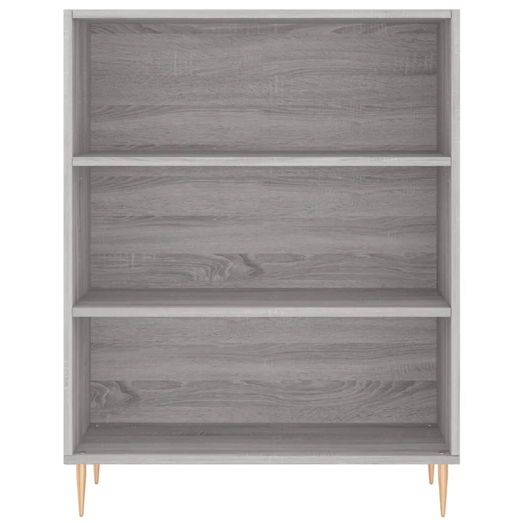 Credenza Grigio Sonoma 69,5x32,5x180 cm Legno Multistrato 3189563
