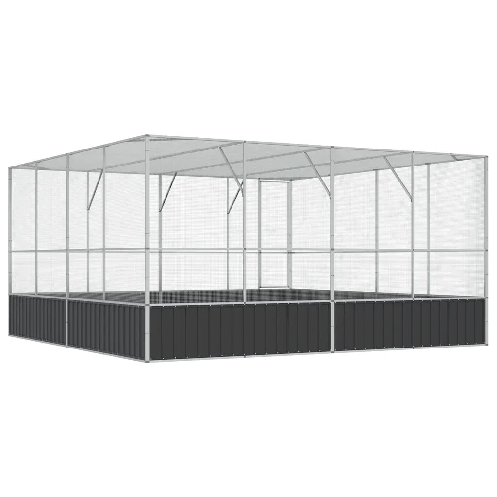 Voliera Argento 418x414x212 cm in Acciaio