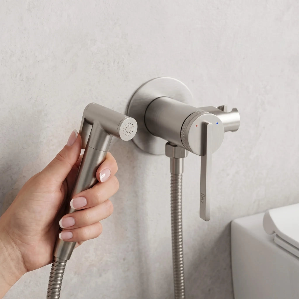 Rubinetto Bidet Rea Grace Brush Nickel