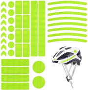 Etichette riflettenti 42 pezzi - impermeabili - nastro riflettente - etichetta di avvertimento - etichette fluororesistenti - materiale PVC - etichette di avvertimento