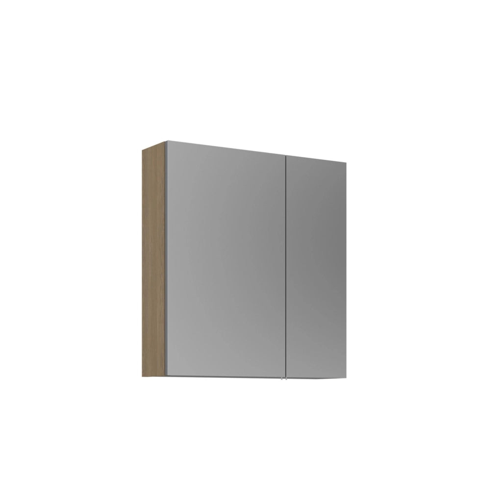 Mobile da bagno con specchio "Purus Desna 60" - 60 x 16 x 66 cm - Rovere Sonomo