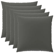 Federa 6 pcs HEERLEN Antracite 65 x 65 cm Poliestere 913004