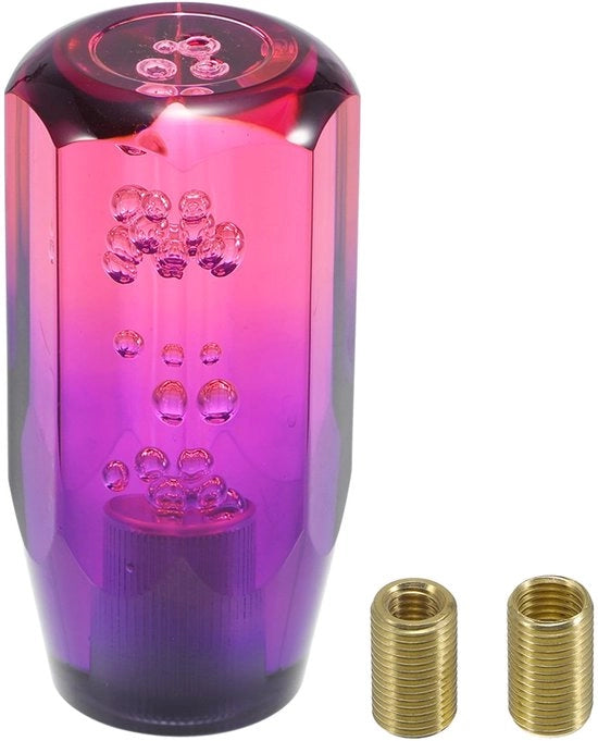 Pompa di accensione universale - Stilistica pompa di accensione - Acrilico rosa viola - Aggiornamento perfetto - Adatto per l'uso in auto e guida manuale...
