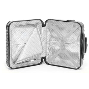 Trolley Valigia Rigida Bagaglio a Mano in Policarbonato 4 Ruote Ravizzoni Barbados Silver