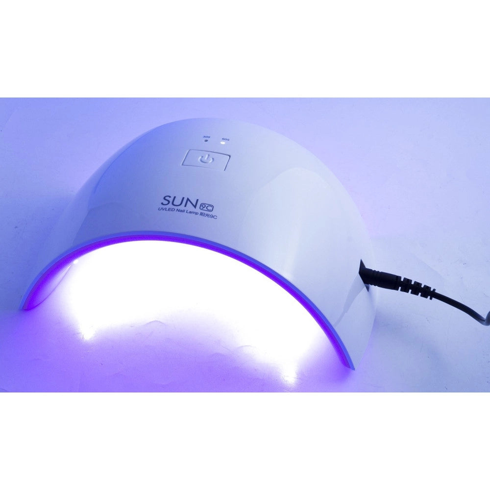 Trade Shop - Lampada Uv Per Ricostruzione Unghie 15 Led Mani Piedi Nail Art Con Timer 24w -