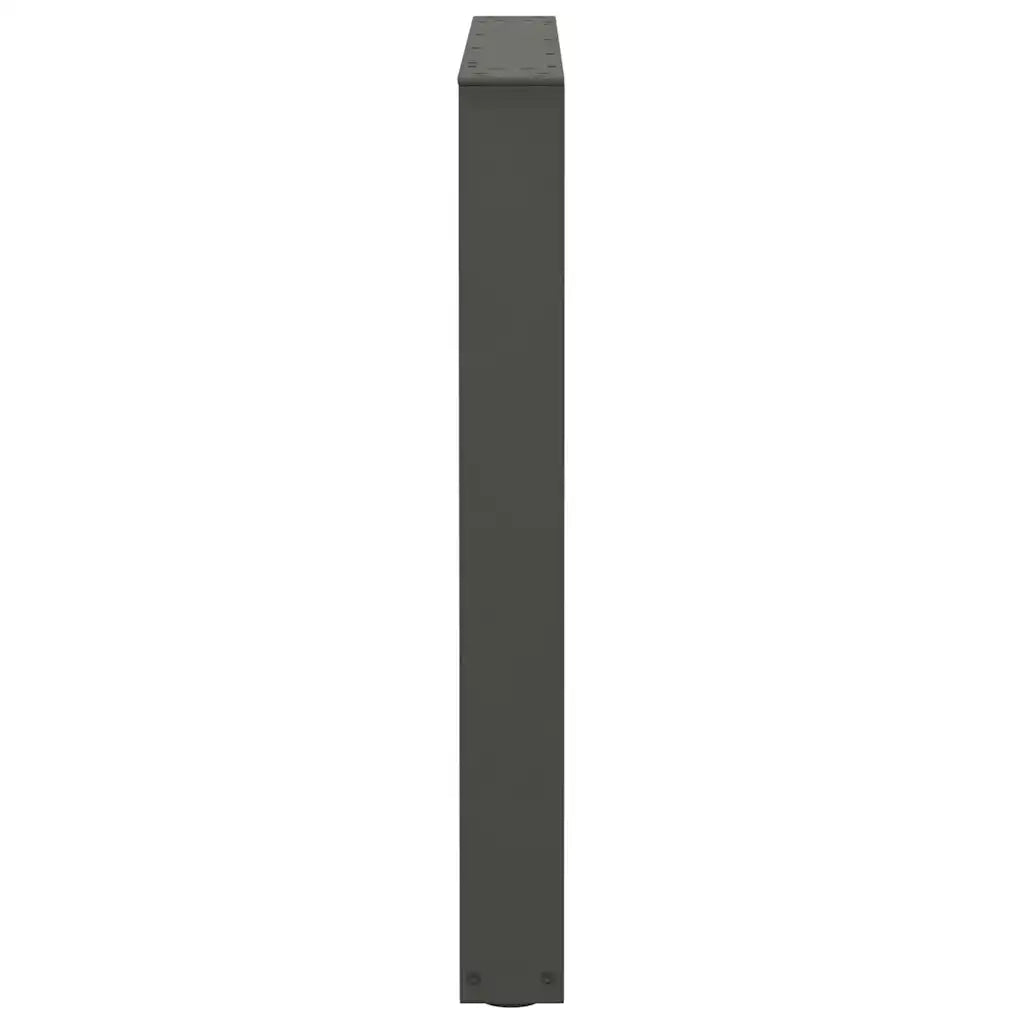 Gambe per tavolo da pranzo a forma di V 2 pz Antracite 90x(72-73,3) cm Acciaio 4012654