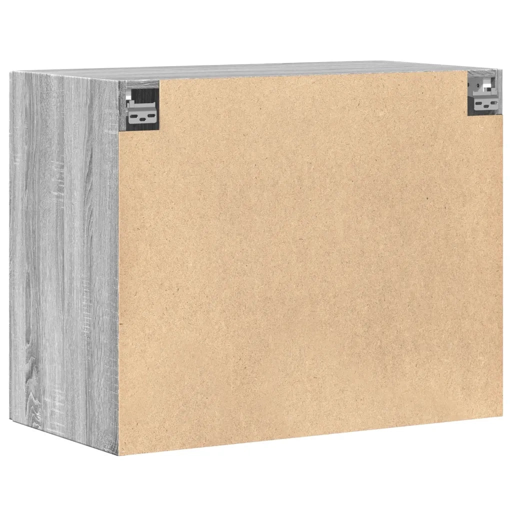 Mobile a Parete Grigio Sonoma 80x42,5x64cm in Legno Multistrato