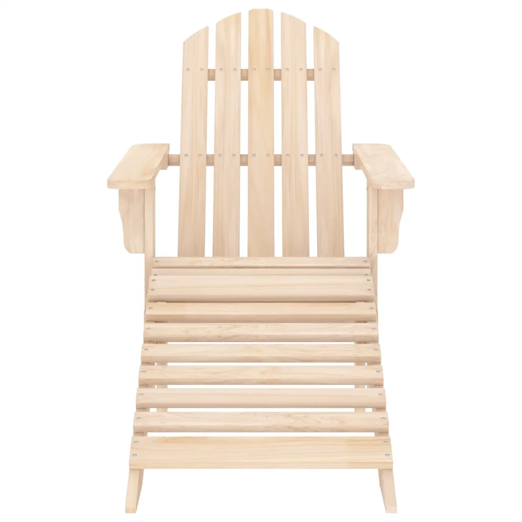 Sedia Adirondack con Poggiapiedi e Tavolo Massello di Abete CFW1997178