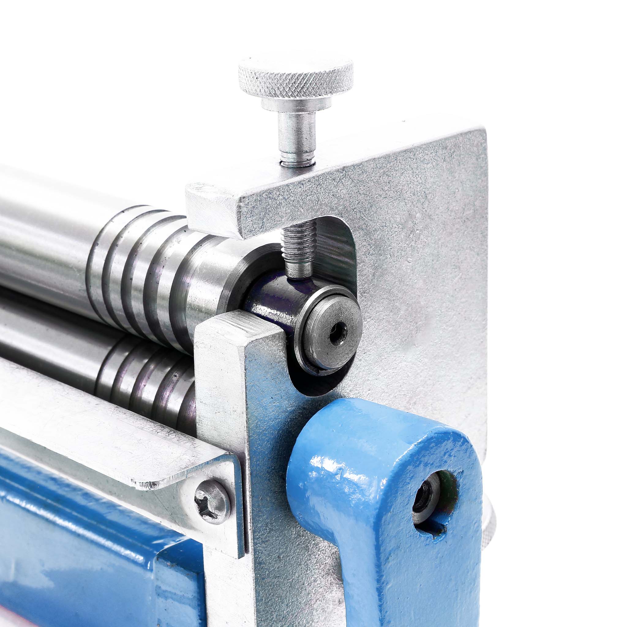 Calandra a tre rulli per pezzi fino a 300 mm piegatrice manuale per la lavorazione della lamiera