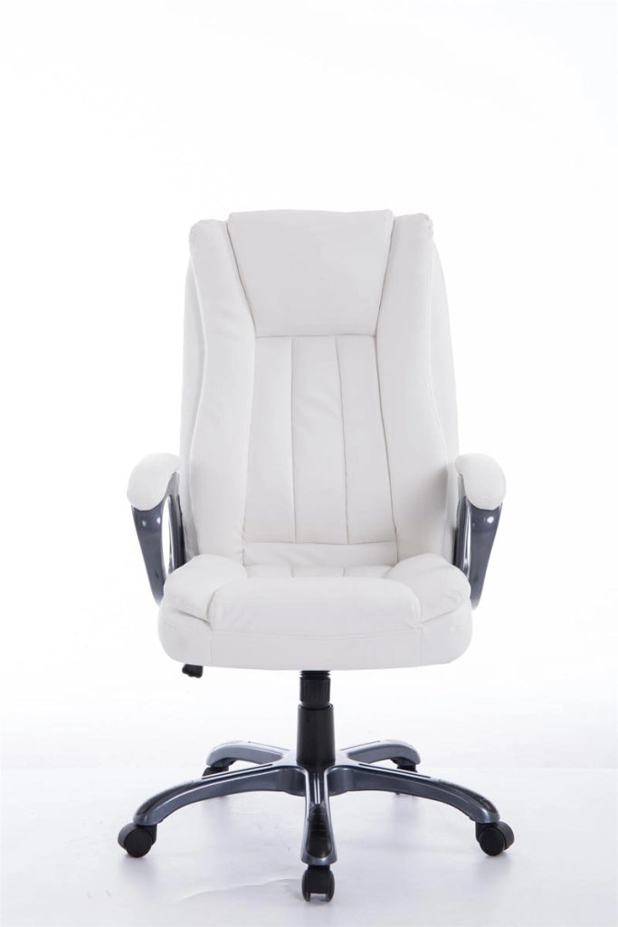 Sedia da ufficio XL Bern in similpelle bianco