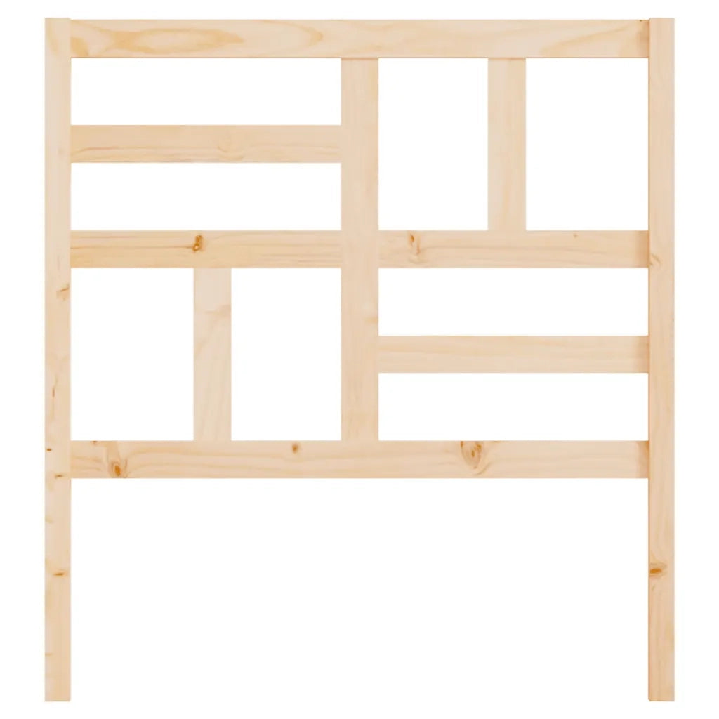 Testiera per Letto 96x4x104 cm in Legno Massello di Pino