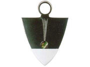 ZAPPA TRIANGOLARE LAZIO ORSATTI  gr.600 cm.18x24h. occhio ø mm.32/33    IL CAMPO