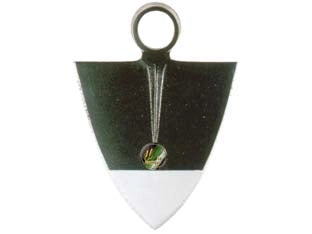 ZAPPA TRIANGOLARE LAZIO ORSATTI  gr.600 cm.18x24h. occhio ø mm.32/33    IL CAMPO