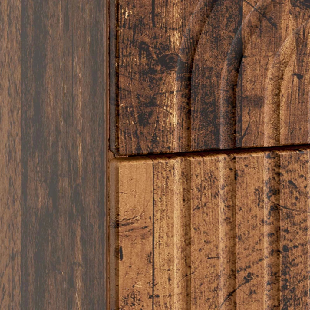 Armadio da Notte con cassetto Legno antico 62 x 34,5 x 48 cm 894093