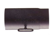TUBO SERRANDOLA PORCELL. PER STUFE A LEGNA NERO OPACO PESANTE MM.1,2- - ø cm 14x25 - 1 pezzi SAVE