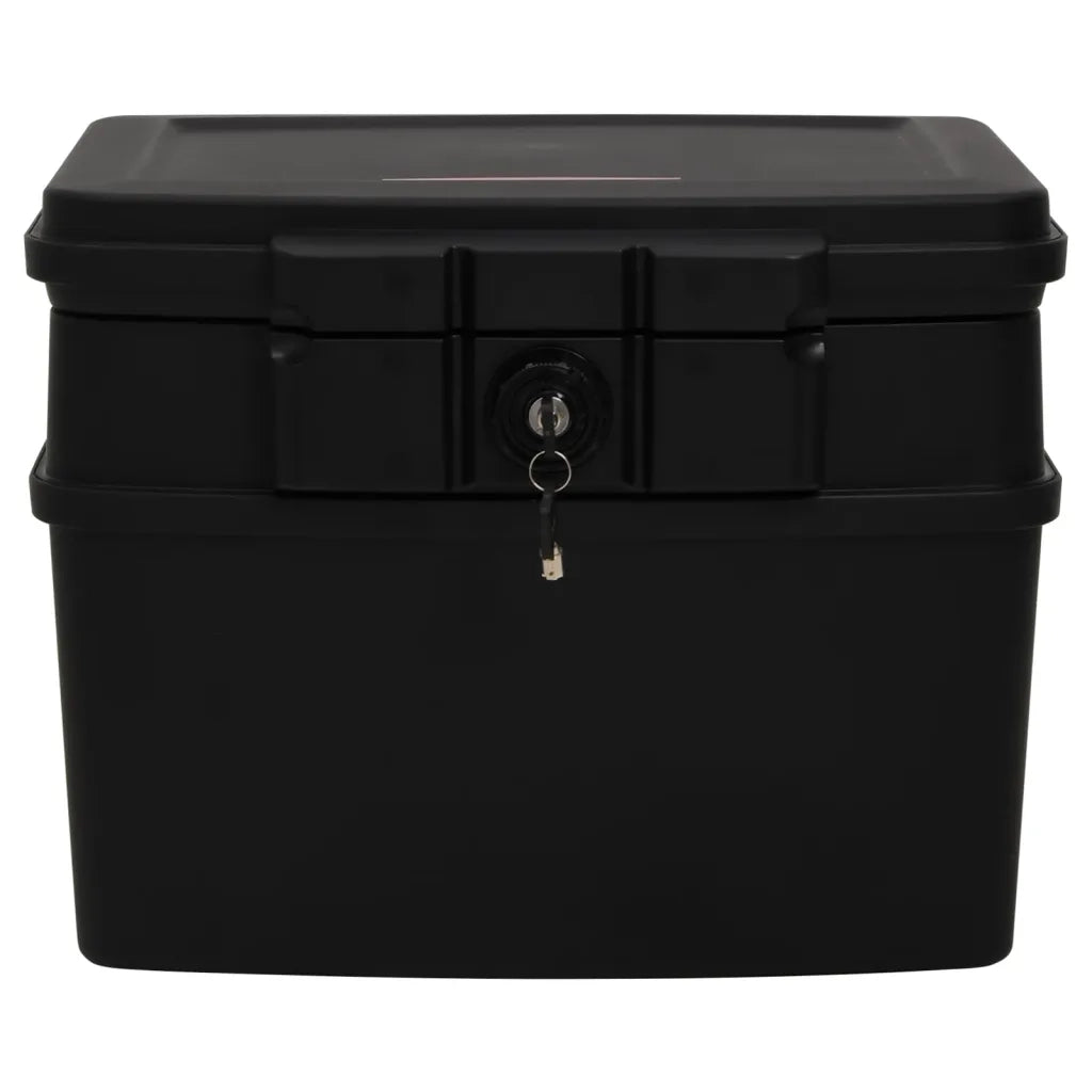 Cassetta di Sicurezza Nera 44x37x34 cm 154962