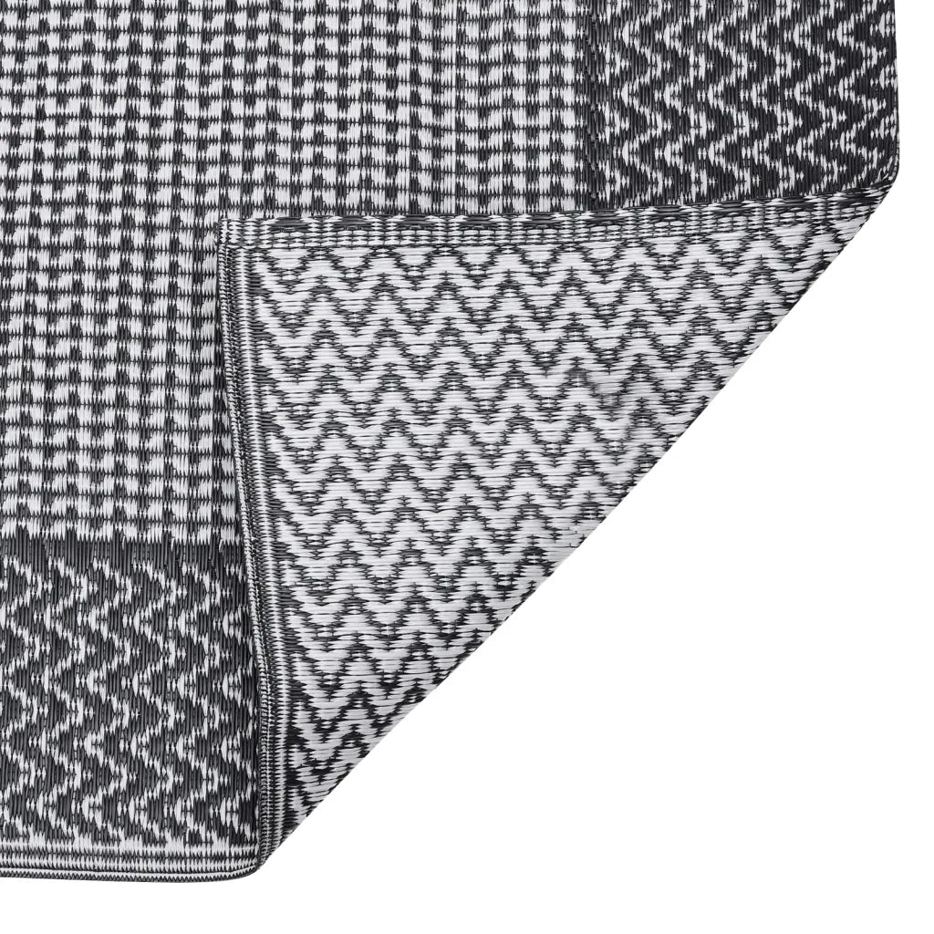 Tappeto da Esterni Nero 140x200 cm in PP cod mxl 76922